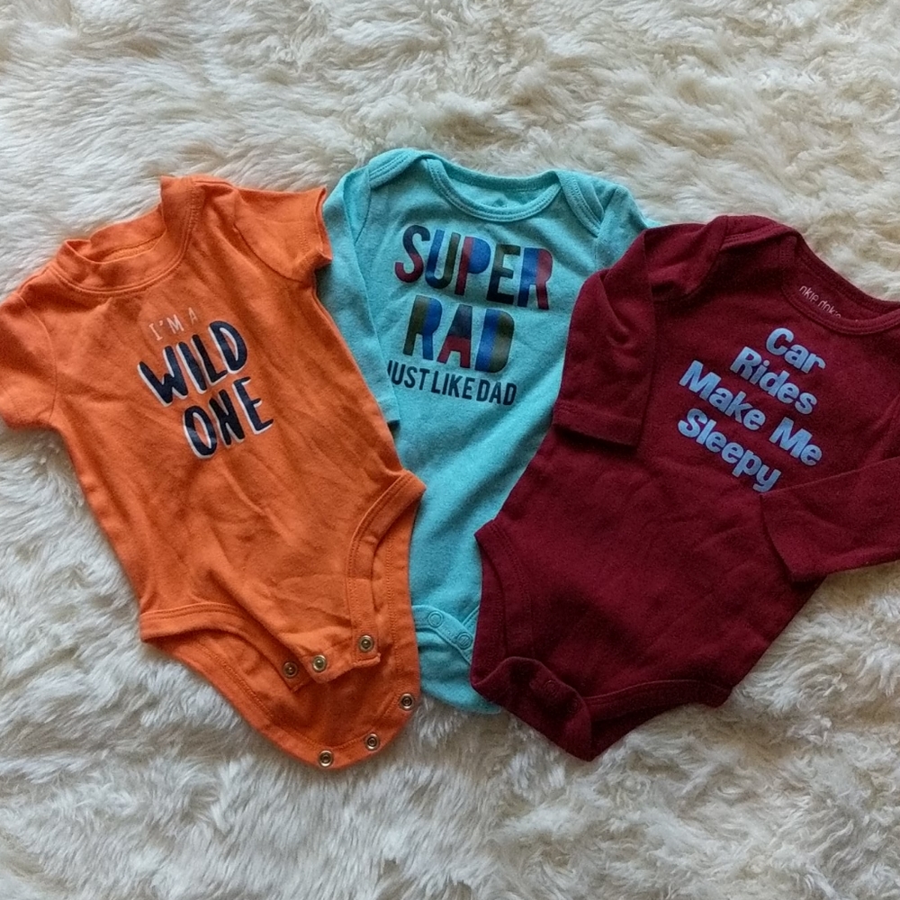 Carter's and Okie Dokie Onesie Set